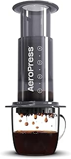 Aeropress Original Coffee and Espresso-style Maker, Barista Level Portable Coffee Maker with Chamber, Plunger, & Filters, Quick Coffee and Espresso Maker, Made in USA