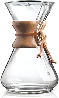 Chemex Pour-Over Glass Coffeemaker - Classic Series - 10-Cup - Exclusive Packaging