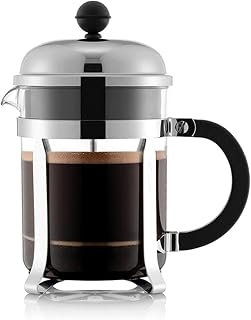 Bodum Chambord French Press Coffee Maker, 17 Ounce, .5 Liter, Chrome