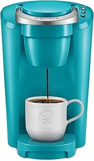 Keurig K-Compact Coffee Maker, Single Serve K-Cup Pod Coffee Brewer, Turquoise