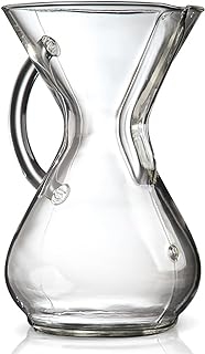 Chemex Pour-Over Glass Coffeemaker - Glass Handle Series - 6-Cup - Exclusive Packaging