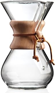 Chemex Pour-Over Glass Coffeemaker - Classic Series - 6-Cup - Exclusive Packaging