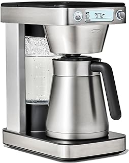 OXO Brew 12-Cup Coffee Maker With Podless Single-Serve Function,Silver