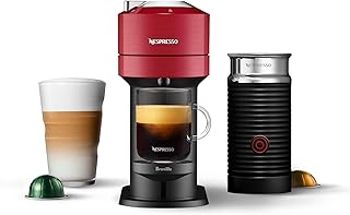 Nespresso Vertuo Next Coffee and Espresso Machine by Breville with Milk Frother, 1.1 liters, Cherry