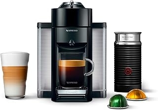 Nespresso Vertuo Coffee and Espresso Machine by De'Longhi with Milk Frother, 236.59 Milliliters, Piano Black