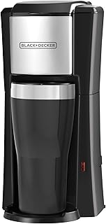 BLACK+DECKER CM618 Single Serve Coffee Maker, Black