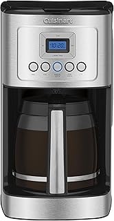 Cuisinart Coffee Maker, 14-Cup Glass Carafe, Fully Automatic for Brew Strength Control & 1-4 Cup Setting, Stainless Steel, DCC-3200P1