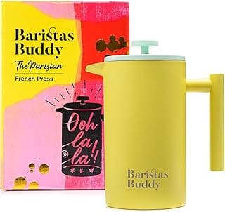 yellow-french-press-coffee-maker-colorful-retro-and-stylish-insulated-coffee-brewer-large-size-brews-4-cups