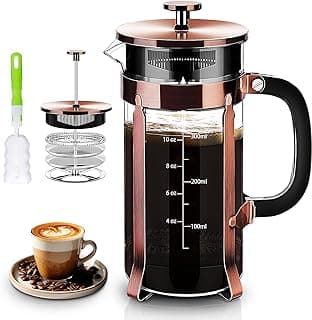 french-press-coffee-maker-304-stainless-steel-coffee-presswith-4-filters-system-heat-resistant-thickness-borosilicate-french-press-glass-bpa-free-brewed-tea-pot-coffee-plunger